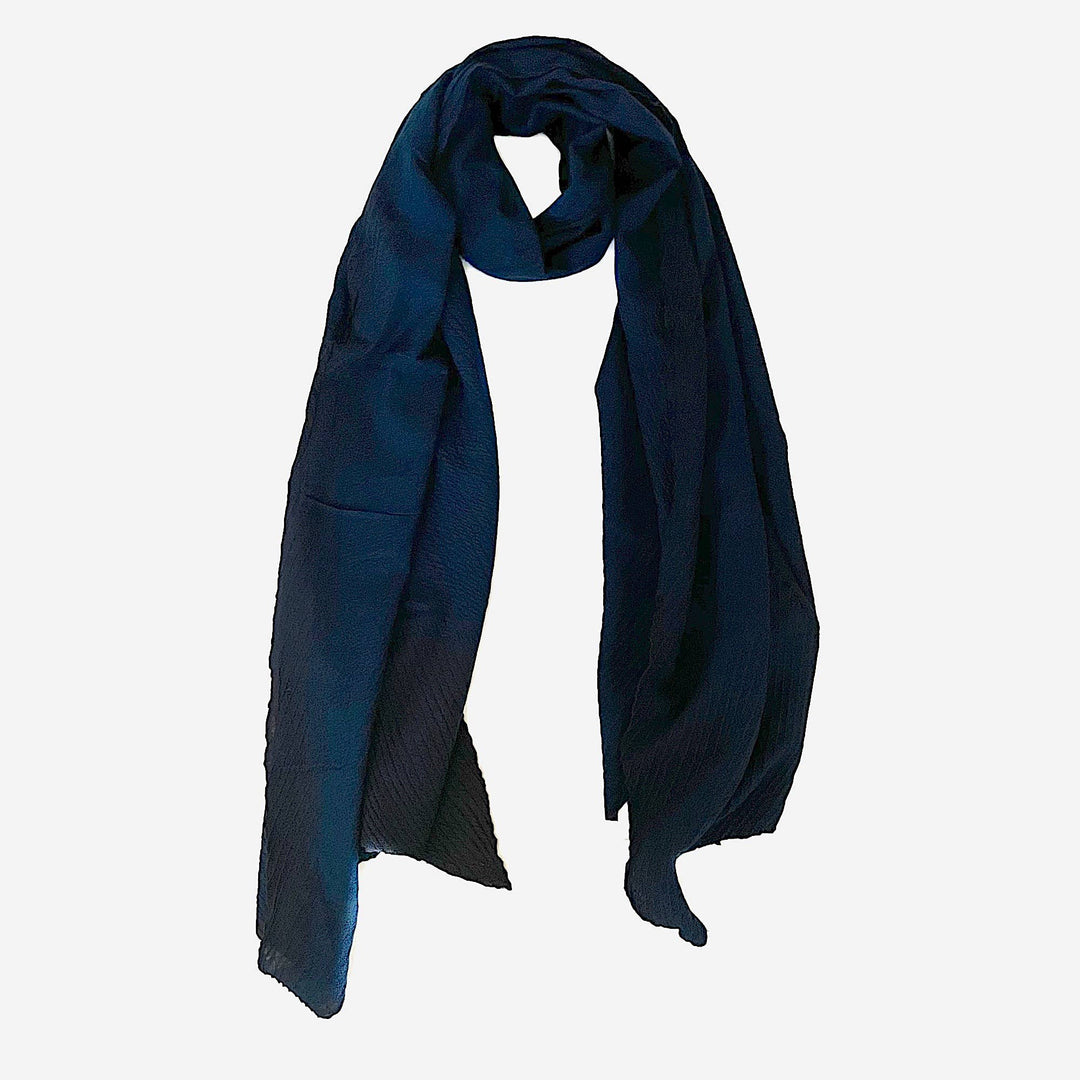 Indigo Wool Stole Scarf