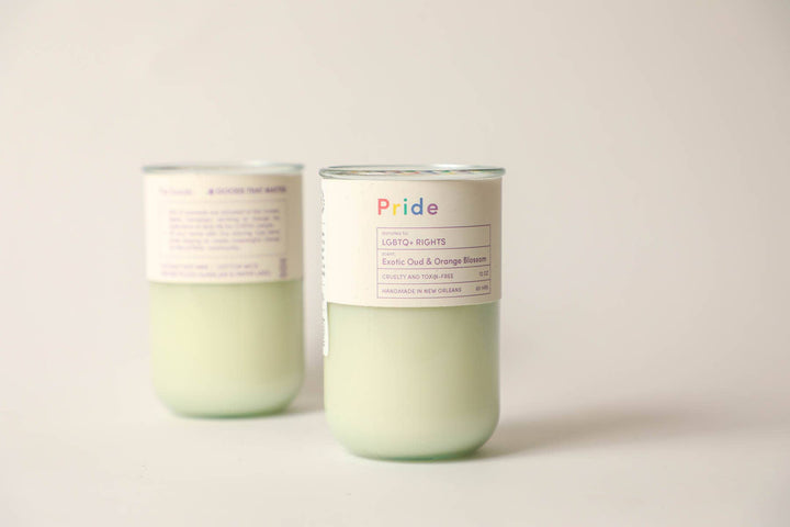 PRIDE, Woodsy Citrus Scented Candle - LGBTQ+ Rights