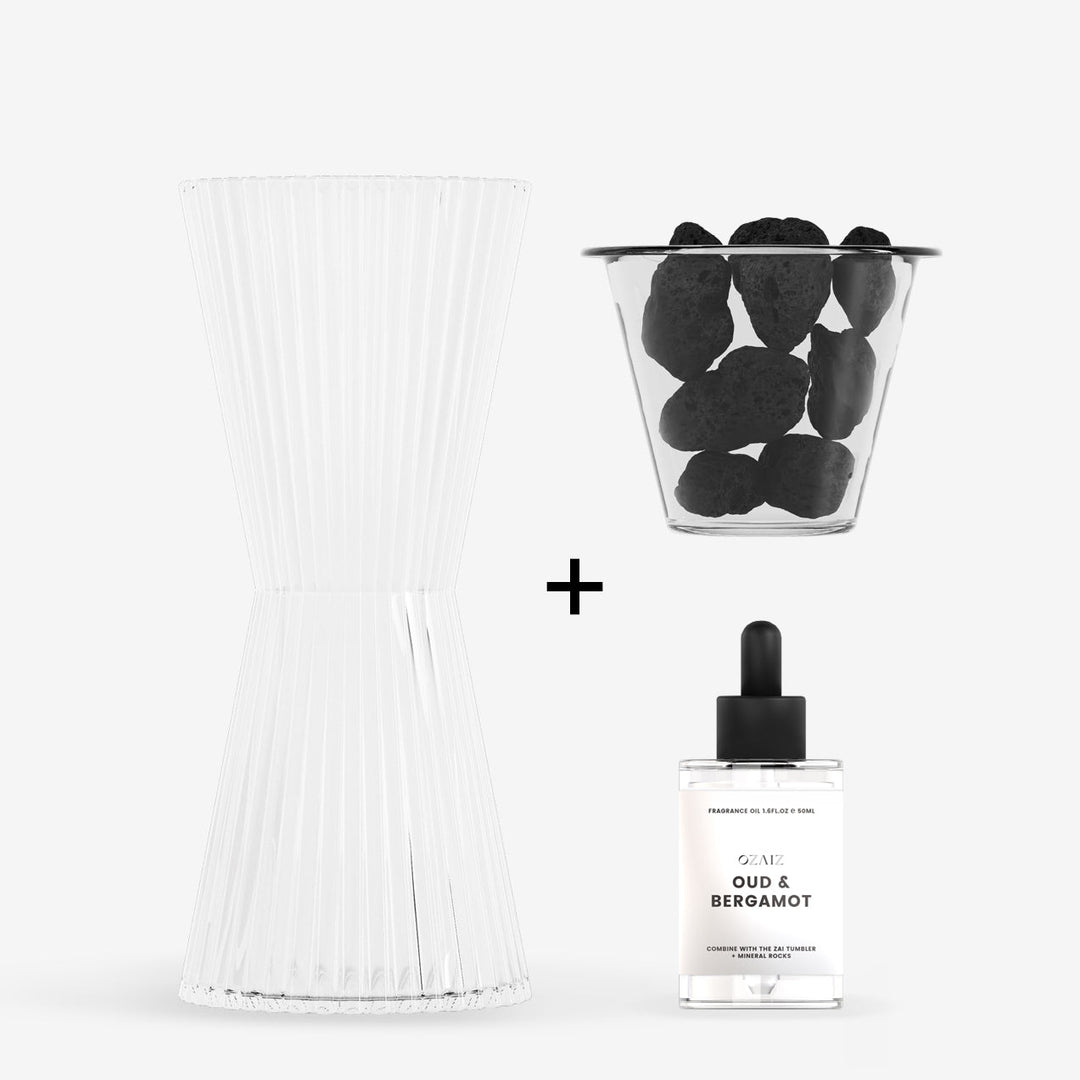 AIZ Mineral Lava Rock Diffuser - Clear