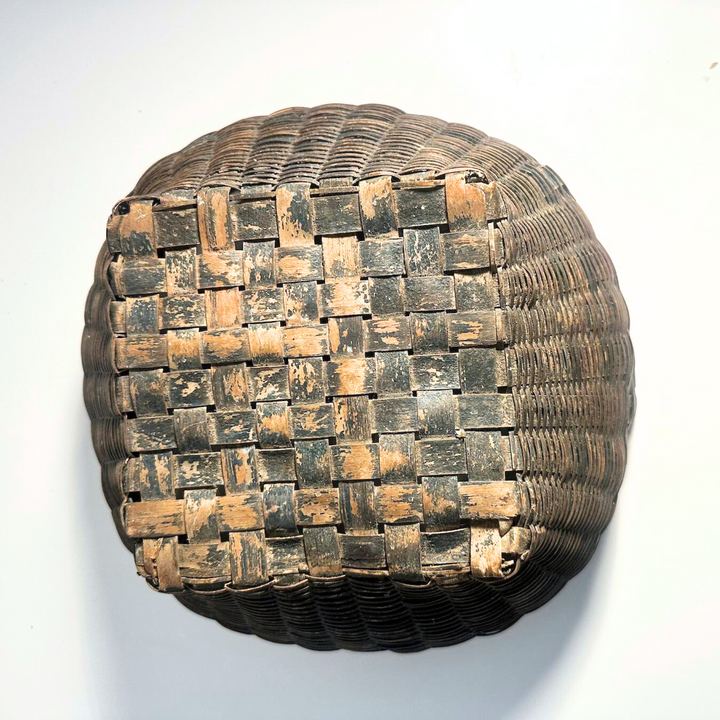 Vintage Painted Basket