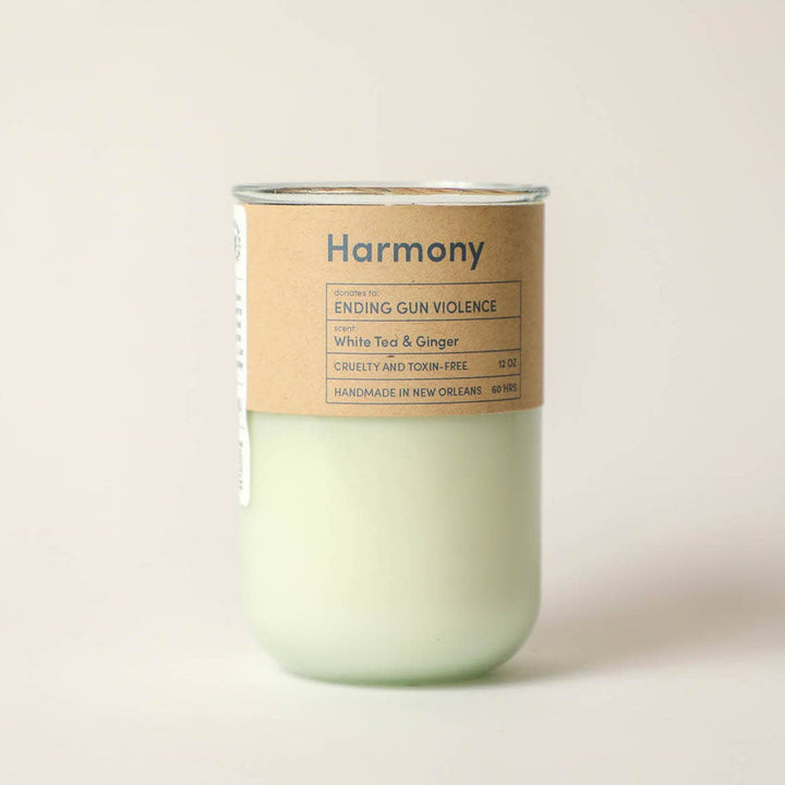 HARMONY, Tea & Ginger Candle - End Gun Violence