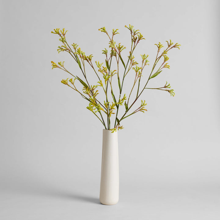 Tall Off-White Pitcher