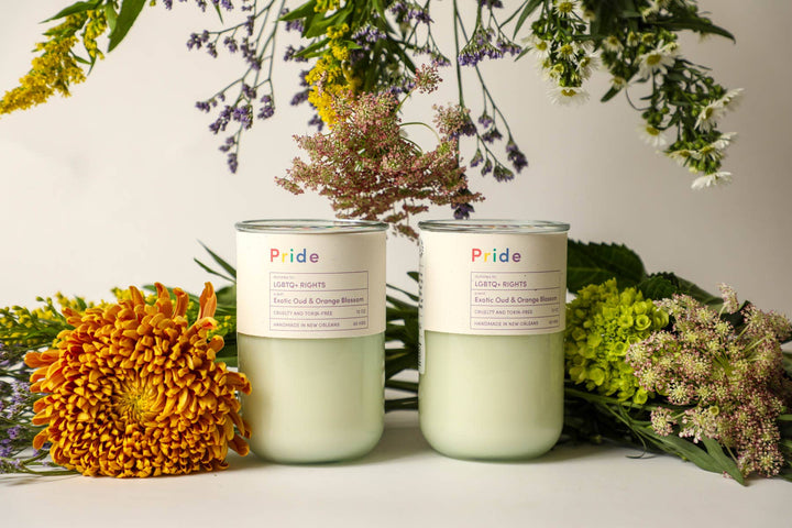 PRIDE, Woodsy Citrus Scented Candle - LGBTQ+ Rights