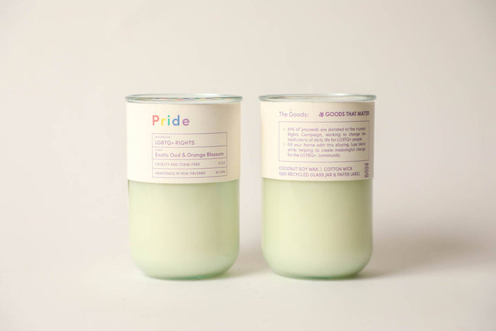 PRIDE, Woodsy Citrus Scented Candle - LGBTQ+ Rights