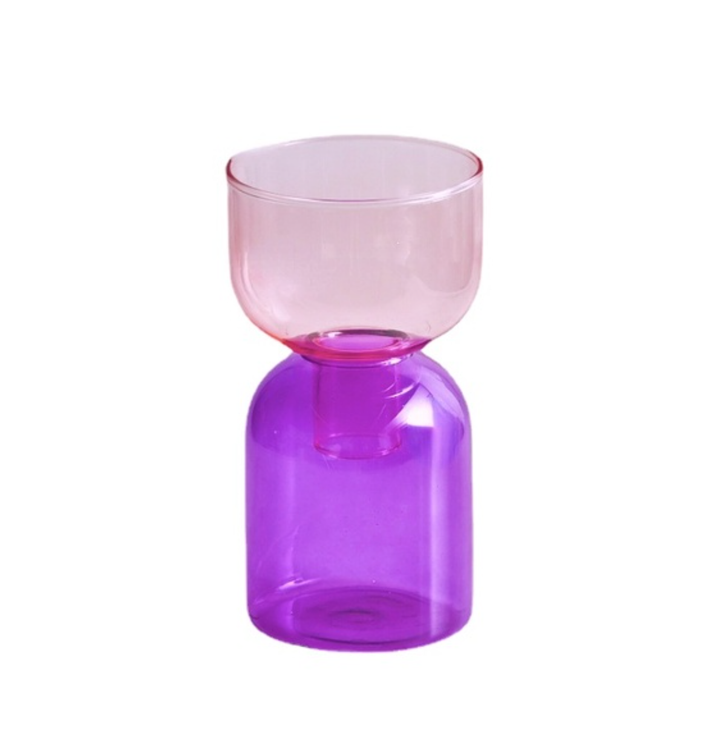 Two-Way Color Vase and Candle Holder