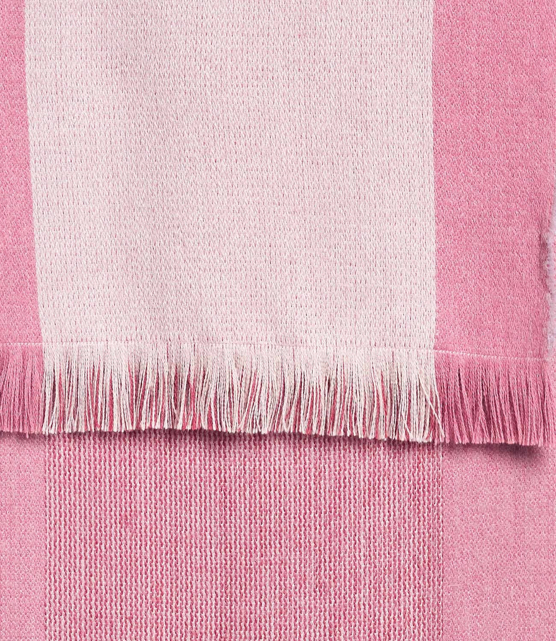 Alpaca Reversible Scarf - Rhubarb