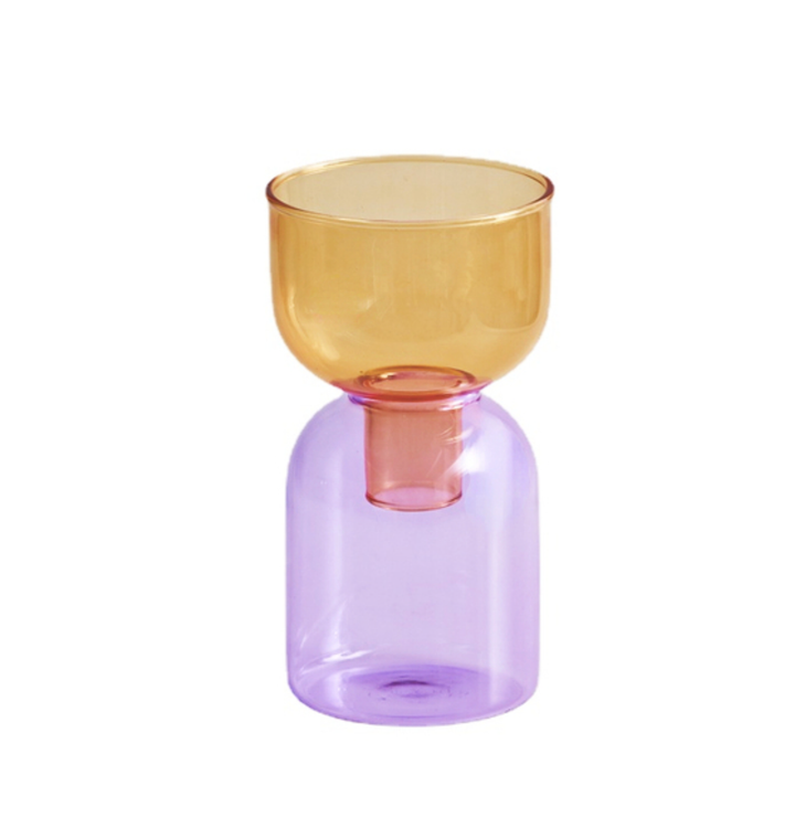 Two-Way Color Vase and Candle Holder