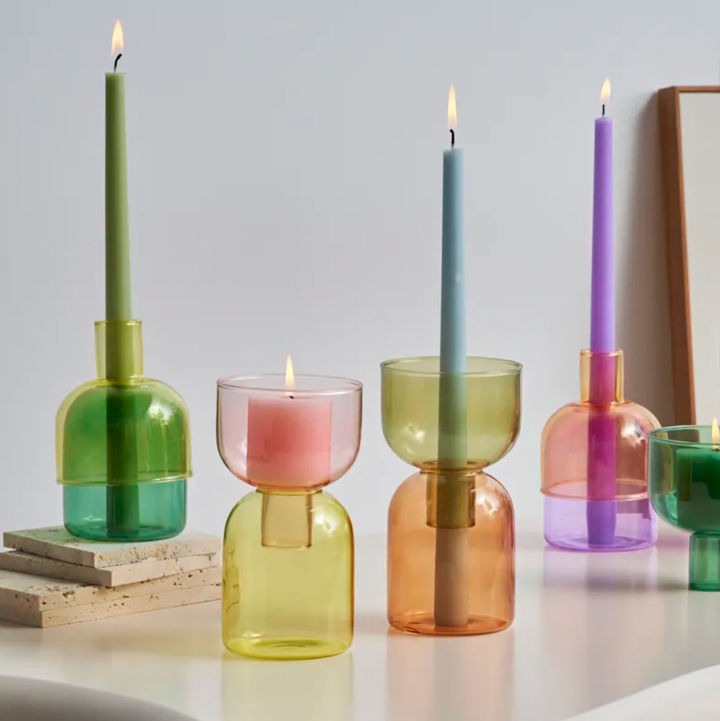 Two-Way Color Vase and Candle Holder