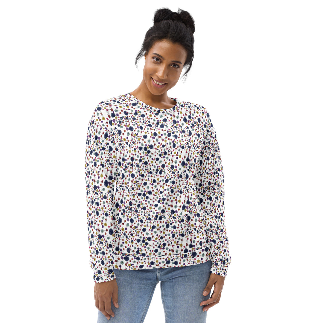 Flower Print Sweatshirt