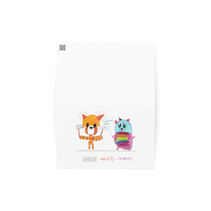 Custom Kid's Art Greeting Cards (10)