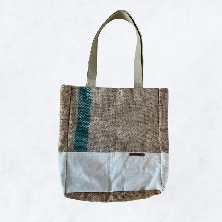 Burlap Market Tote - made in Haiti