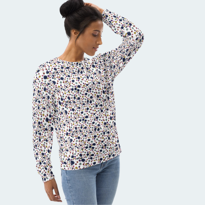 Flower Print Sweatshirt