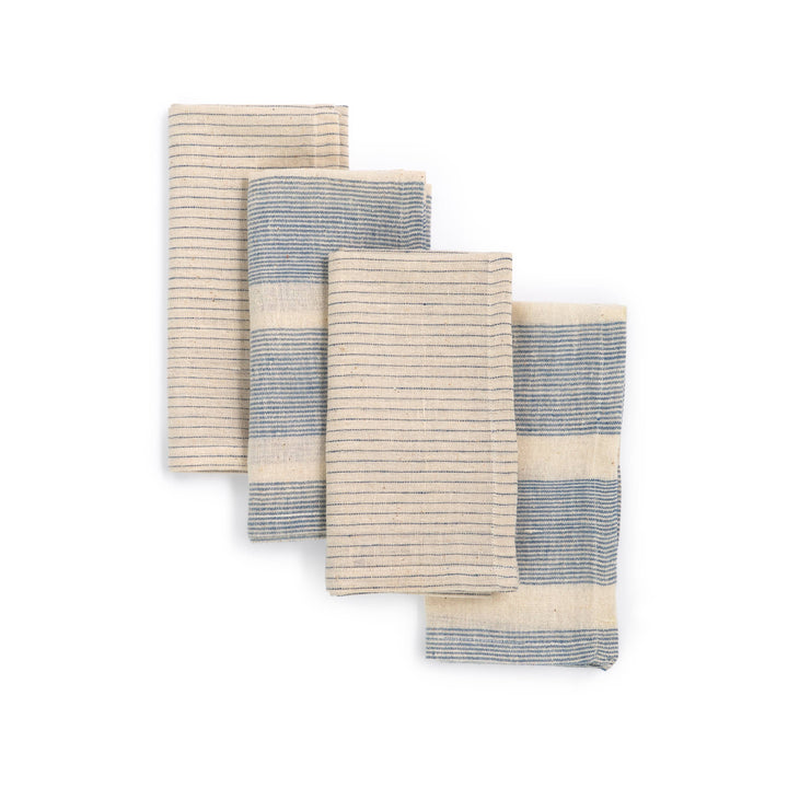 Journey - Blue Organic Cotton Napkin (set of 4)